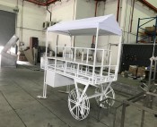 metal flower cart 1a