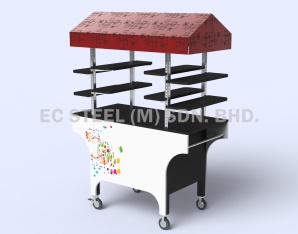 Display-Kiosk-merchandising-cart-KS-22333