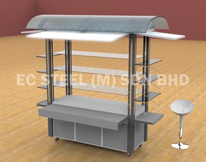 Accessories-Display-Kiosk-retail-cart-KS-22338A